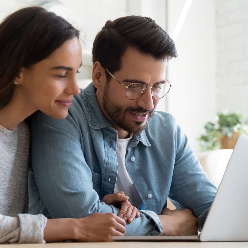 Couple looking for right windows