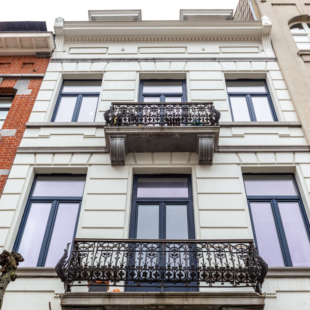 old building with new windows