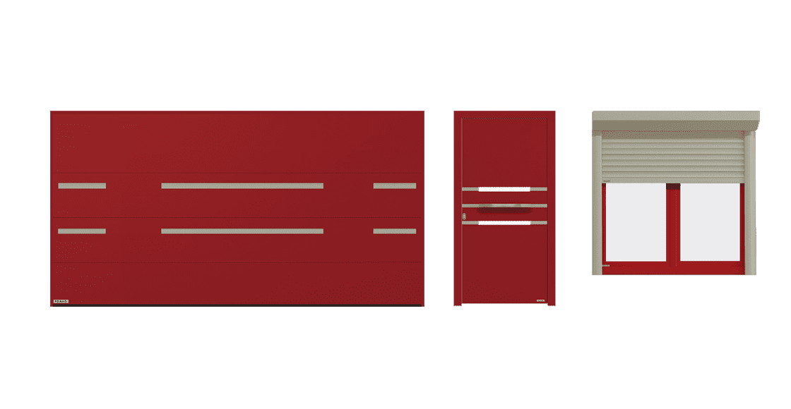 Alba, variante rossa - linea Harmony, Dako