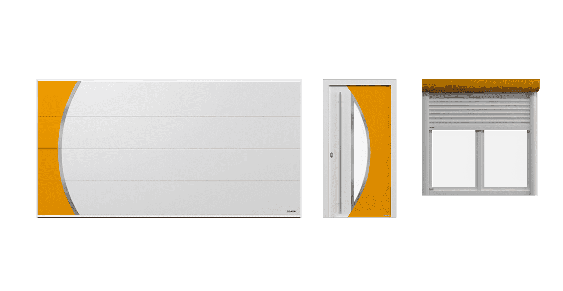 Lilla, variante Arancione/bianco - linea Harmony, Dako