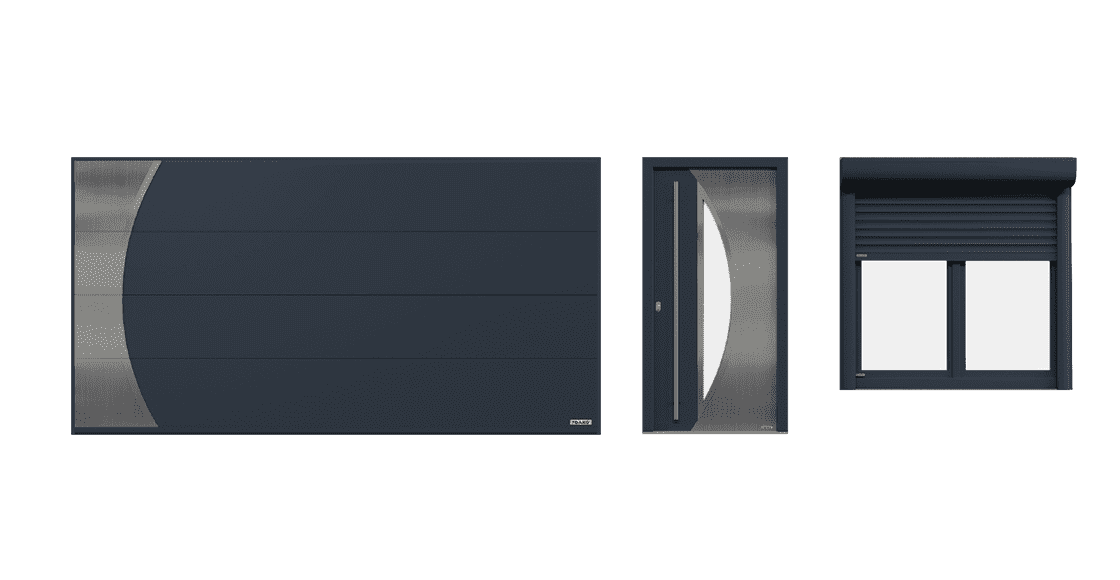 Lilla, variante Blu/accaio - linea Harmony, Dako