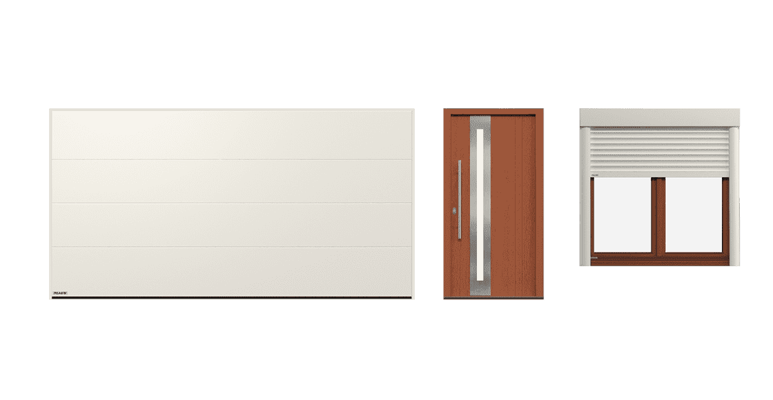 Niceta, variante bianco/legno - linea Harmony, Dako