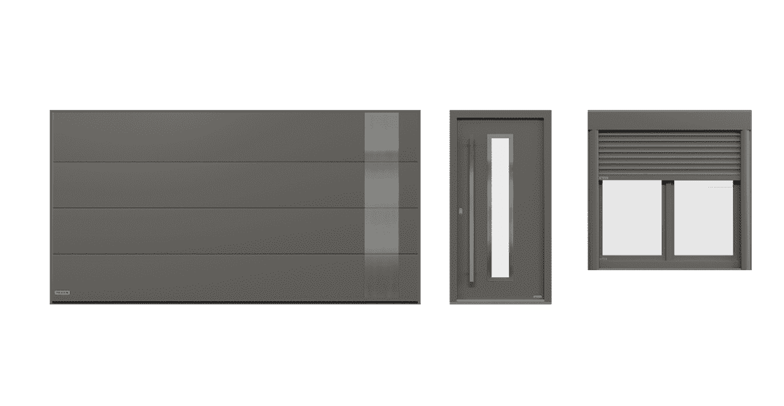 Taida, variante Grigio scuro - linea Harmony, Dako Taida, variante Grigio scuro - linea Harmony, Dako