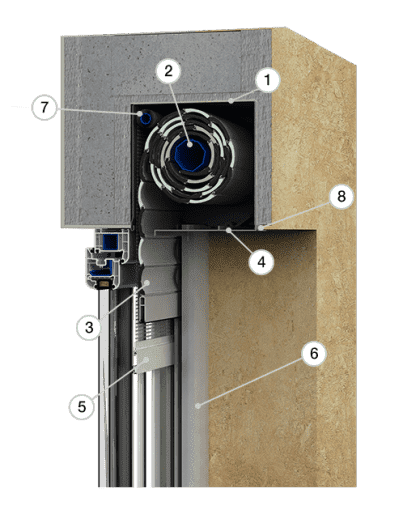 Roleta podtynkowa DK-RSP