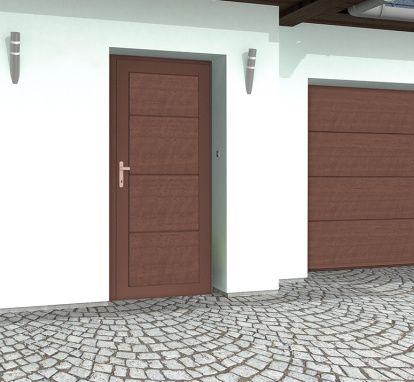 Drzwi garażowe boczne DAKO