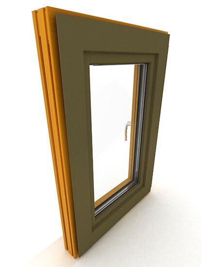 Finestre in legno e alluminio DDA-78