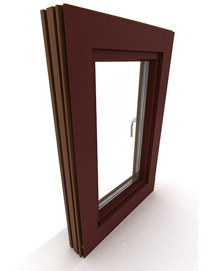 Finestre in legno e alluminio DDF-78 AL