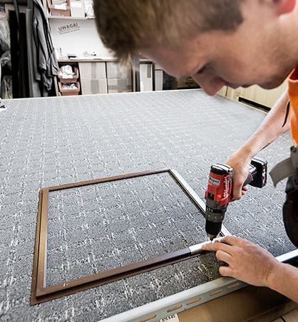 Linia produkcyjna - rolety zewnętrzne