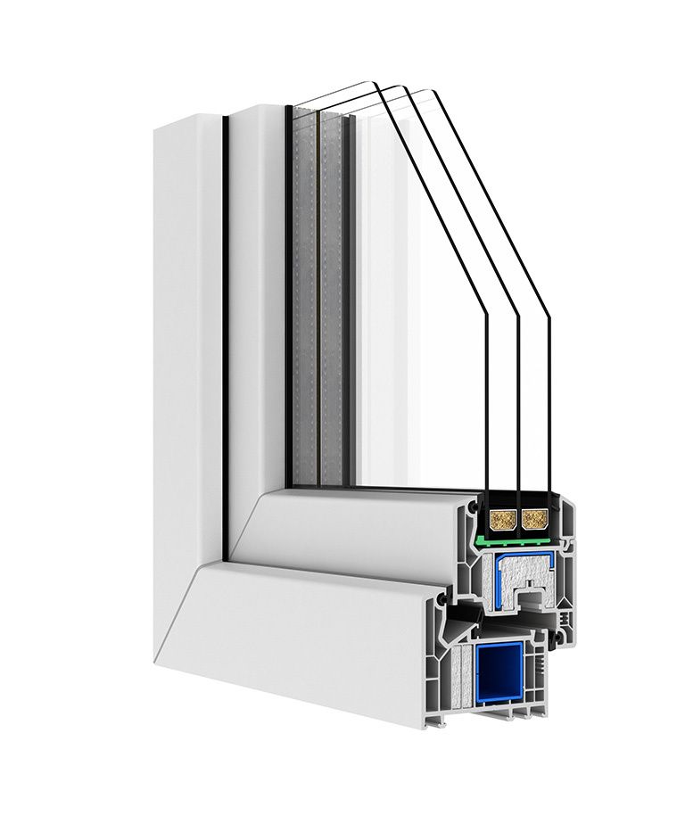 Finestre In PVC Termoisolanti: Serie DPP-70
