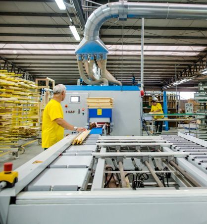 Linia produkcyjna - stolarka PVC Linia produkcyjna - stolarka PVC