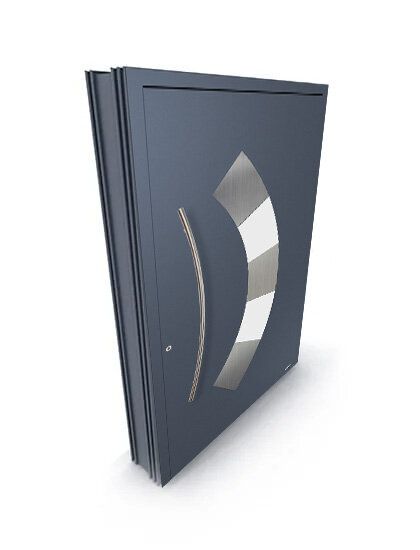 Beklädda aluminiumdörrar