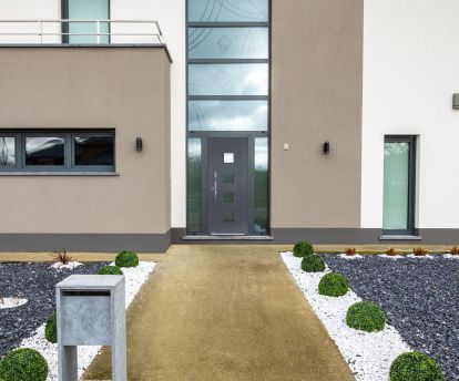 Drzwi nakładkowo aluminiowe producenta DAKO