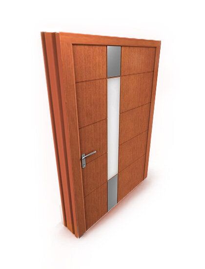 Paneeldeuren met houten fineer