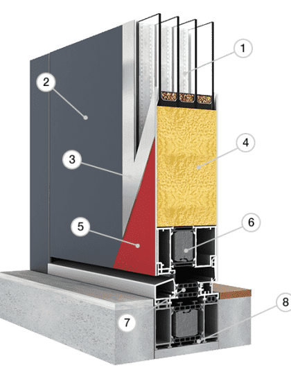 Drzwi nakładkowe aluminiowe