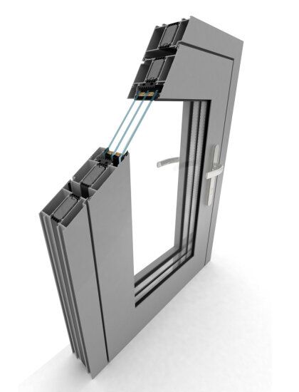 Drzwi profilowane DA-90 Thermo