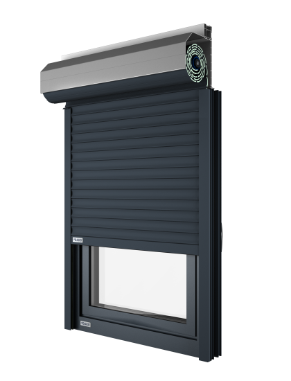 Außenrollläden für Halbsturzkasten DK-RND