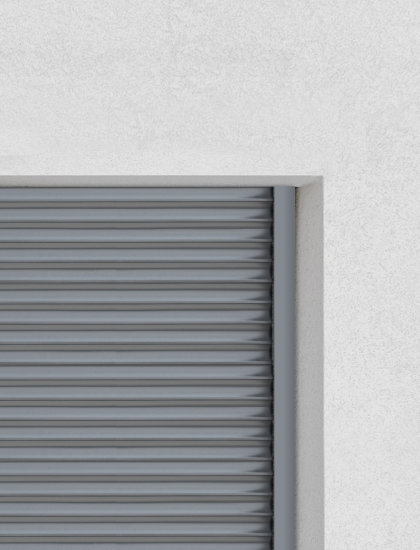 External roller shutters for lintel boxes